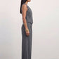 The Madison Pinstripe Tailored Vest - Gray