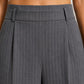 The Madison Pinstripe Co-Ord Set - Gray