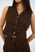 Brown Classic Vest Only - Hushy Wear