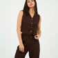 Brown Classic Vest Only - Hushy Wear