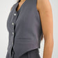 Gray Classic Vest Only - Hushy Wear