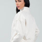 Half - Zip Lounge Top – Off - White - Hushy Wear