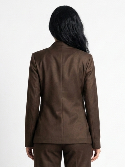 Kimono Dark Brown Suit
