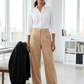 Premium Pleated Trousers – Beige