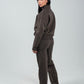 Relaxed Fit Half - Zip Sweater & Pants Set – Charcoal - Hushy Wear