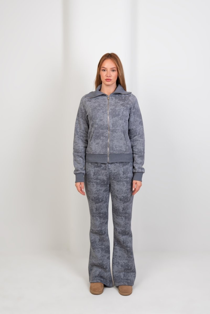 Relaxed Fit Washed Pants – Charcoal Grey - Hushy Wear