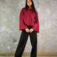 Suede Top - Maroon - Hushy Wear