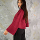 Suede Top - Maroon - Hushy Wear