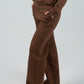 Wide - Leg Lounge Sweatpants – Mocha - Hushy Wear